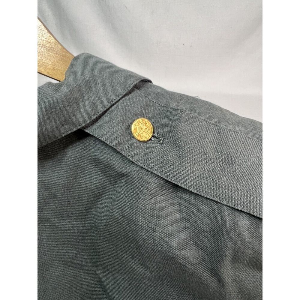 Size 42 S Class A Military Uniform Army Button Down Jacket W/ Patches WORN! - Picture 11 of 16